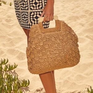 Vici Sunbeam Slouchy Crochet Beach Bag